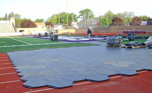 Stadium flooring